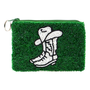 Porte-monnaie fantaisie en perles de rocaille motif cactus et pompon - Pochette à monnaie amusante - Cadeau d'anniversaire unique pour elle - Portefeuille de voyage avec porte-étiquettes et cartes - Product Image 2