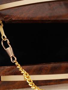 Bolso de Mano de Lujo para Mujer, Diseño Geométrico de Resina, Hecho a Mano, Ecológico, Moderno, de Madera, Tipo Caja, para Fiesta, Regalo - Product Image 3