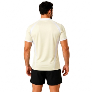 <b>Mens</b> Sports Rugby Shirt Short Sleeve Athletic Jersey Outdoor Match Training Performance Team Wear <b>Men's</b> - Product Image 2
