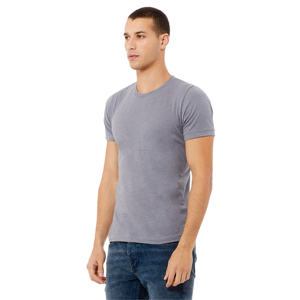 Premium <b>Mens</b> O Neck T-<b>shirt</b> Short Sleeve Knitted Design Blank <b>Shirt</b> Ideal for <b>Silk</b> Screen Printing and Stylish Everyday Wear - Product Image 2