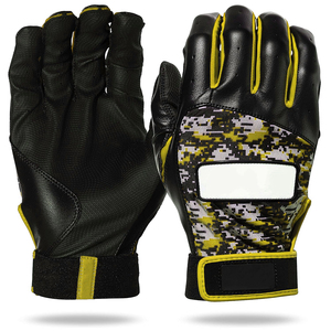 Guantes de béisbol deportivos para hombre con correa ajustable, guantes de bateo de béisbol transpirables de dedo completo - Product Image 1