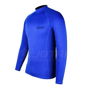 Camiseta de Compresión de Manga Larga para Hombre, Personalizada, Ecológica, Tejido Transpirable de 220g, para Surf, Natación, Gimnasio y Running - Product Image 4