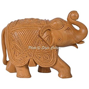 Artisan Hand-Carved Jodhpur Wood <b>Elephant</b> Handle - Wholesale B2B Pricing - Product Image 4
