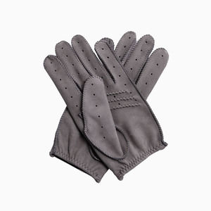 Guantes de Conducción de Cuero Perforado, Transpirables, Unisex, para Carreras de Motos, con Correa de Muñeca Ajustable, para Deportes al Aire Libre - Product Image 2