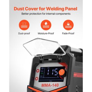 Saldatrice Elettrica 4-in-1 140A, Doppia Tensione 110/220V, MMA (Stick)/DC Pulse MMA/DC TIG/Lift TIG - Product Image 5