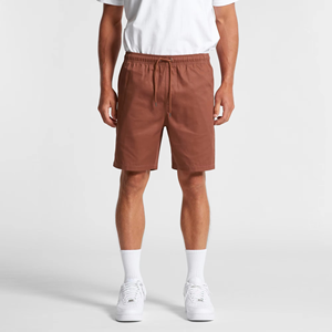 Shorts de Playa para Hombre, 100% Algodón, Cintura Elástica, Logotipo Frontal, Ecológicos, Anti-UV, Secado Rápido, Transpirables, Estilo Urbano, Casual de Verano - Product Image 3