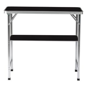 Tavolo Bar Pieghevole Portatile da Interno/Esterno con Ripiano e Borsa Nera per il Trasporto, Ideale per Fiere ed Eventi - Product Image 5