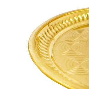 Plateau de prière en laiton traditionnel Tailem pour la prière quotidienne et les festivals Aarti - Product Image 4