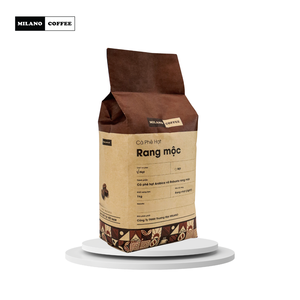 Café Milano au goût audacieux et riche, mélange de grains de café Arabica Robusta torréfiés pour l'espresso, 1 kg, emballé en sachet - Product Image 1