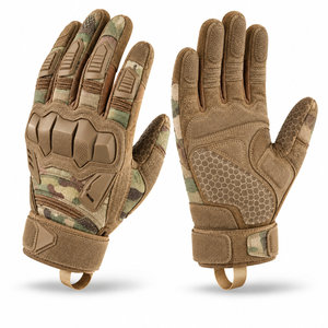 Guantes Tácticos de Camuflaje con Pantalla Táctil, de Cuero Sintético, para Caza, con Agarre Reforzado y Protección Contra Impactos - Product Image 1