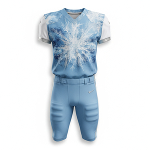 Durable ripstop American football uniform sublimated club matching sets double stitching reinforced shoulders team outfit - Product Image 1