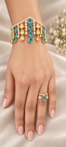 Conjunto de brazaletes de plata 925 de calidad premium, elegantes y en cascada, con brillo y diseño en capas, joyería de moda para mujer, disponible para la venta. - Product Image 5