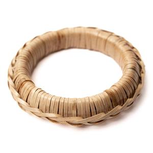 Bracelets fins pour femmes, accessoires faits à la main, bracelets en rotin, bracelets statement - Product Image 1