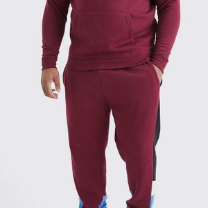 Ensemble de survêtements pour hommes de haute qualité, personnalisables, avec poche, en molleton uni, pour le jogging - Product Image 6