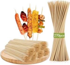 Brochettes en bambou de qualité alimentaire 10 pouces - Jetables, matériau durable, qualité d'exportation en gros - Product Image 6
