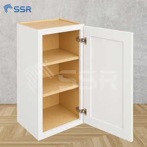 Armoires murales de cuisine modulaires en bois massif, fabriquées au Vietnam, prêtes à assembler, design moderne et écologique, modèle W0930-W2130 - Product Image 1