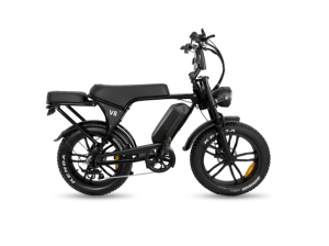 20-inch X 4-inch Wide Tire 48V Lithium Battery Brushless 7-Speed Alloy Steel <b>Frame</b> Retro Style Electric Snow Mountain <b>Bike</b> - Product Image 6