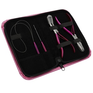 Kit d'outils pour extensions de cheveux en gros, accessoires professionnels pour l'application et le coiffage des extensions de cheveux - Product Image 1