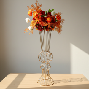 Vase décoratif en fer doré de luxe 2026, fait main, style européen, pour la maison, le bureau, le salon, décoration de sol, nouvelle arrivée - Product Image 5