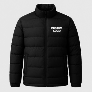 Men's Puffer Jacket Stand Eco-Friendly Breathable 220g Lightweight Quilted Winter Coat Warm Insulated Zip-Up Outerwear Everyday - Product Image 1