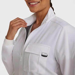 New Arrival Wholesale Cotton Polyester <b>Scrub</b> Sets With Jackets Medical Nursing Uniforms Hospital Suits Men Women - Product Image 2