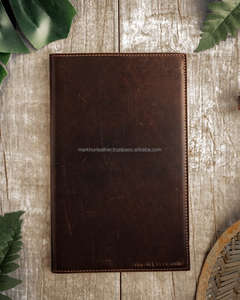 Modern Genuine Leather Heavy Duty Smell Proof Comfortable <b>A5</b> Refillable Notebook Cover Case Journal Holder Organizer for Work - Product Image 4