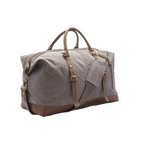 unisex Vintage Waterproof canvas custom logo pattern <b>Crossbody</b> Sport Gym <b>Bag</b> Large Capacity Heavy Duty <b>Travel</b> Duffel <b>Bag</b> - Product Image 2