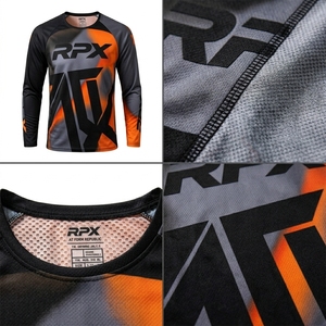 Jersey de Carreras Ligero y Transpirable, Ropa Deportiva Anti-UV y Resistente al Viento para Motocross, Motociclismo y Automovilismo - Product Image 5