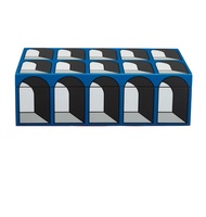 Boîte à bijoux rectangulaire en résine, style nordique moderne, multifonctionnelle, taille et couleur personnalisables, rangement pour salon et salle de bain