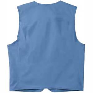 Gilet de sécurité réfléchissant moderne personnalisé, 100% polyester, veste haute visibilité avec couleur et design personnalisés, unisexe adulte, en vente - Product Image 6