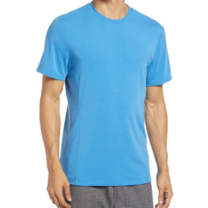 T-shirt pour homme en coton tricoté 100% avec logo personnalisé - Respirant, anti-rides, confortable et durable, prix raisonnable - Product Image 1