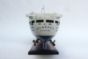SS SEA BREEZE - Modèle de bateau de croisière Panama en bois artisanal - Product Image 5