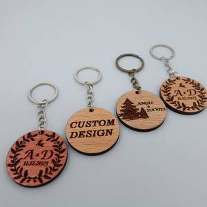 Custom Bulk Keychains, Wooden Keychain Favors, Communion Gifts Personalize, <b>Keyrings</b> Christmas Gifts - Product Image 5