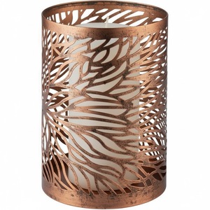 Elegante Portavelas Redondo de Metal Verde con Diseño Geométrico Recortado para Decoración del Hogar, Bodas y Navidad - Product Image 6