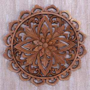 Nouveau panneau mural en bois sculpté, design antique, finition parfaite et taille standard. - Product Image 1