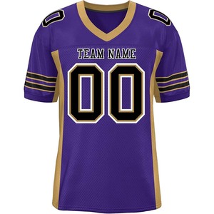 Camiseta de Fútbol Americano Profesional, Malla de Poliéster, Impresión Completa, Nombre del Equipo Personalizado, Fabricante de Marca Privada, Ropa Deportiva - Product Image 3