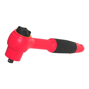 Manivela de Trinquete Reversible Aislada VDE-GS de 3/8" y 100 mm de Longitud, 72T - Product Image 1