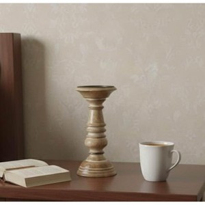 เชิงเทียนไม้ reclaimed สไตล์วินเทจแบบทำเก่า ขายส่ง |   อัคดุส ซาลีม - Product Image 6
