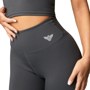 Women's Casual High Waist Knitted Yoga Leggings Gym Workout Running Fitness Stretch Activewear <b>Tummy</b> <b>Control</b> Training Soft Fit - Product Image 5