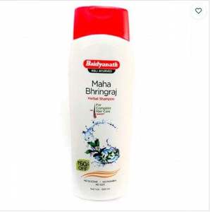 Shampooing aux herbes Mahabhringraj, flacon plastique sûr, extrait ayurvédique, formule nourrissante, soin capillaire naturel, solution nettoyante - Product Image 4