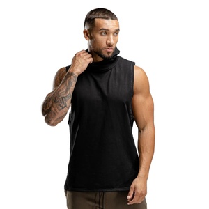 Gilet de sport à capuche personnalisé pour homme, respirant, débardeur de gym et sweat sans manches toutes tailles, motif imprimé - Product Image 1