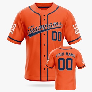 <b>Baseball</b> Jersey Uniform Heat-Transfer Printed Breathable Adult Sets 100% Polyester OEM Print Best Quality Front Elastic Waist - Product Image 4