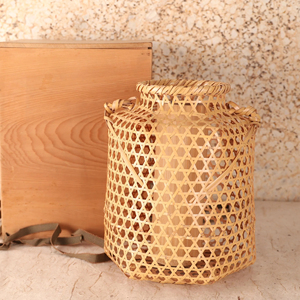Natural Handmade <b>Bamboo</b> <b>Lantern</b> with Handle Decorative Lamp Factory Price Eco Friendly Home Lighting Supplier - Product Image 2