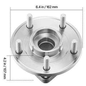 2 pièces d'ensembles de moyeu de roue avant pour Jeep Wrangler 2010-2016 Islander Rubicon Sahara 75th Anniversary Sport Utility - Product Image 2