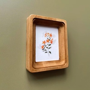 High Quality Rectangle Wood Photo <b>Frame</b> Creative Shiny Hand Polish <b>Multiple</b> Natural photo <b>frame</b> Wall Mount Vertical Orientation - Product Image 3