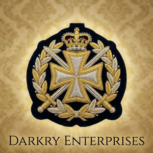 Insignia Masónica de la Gran Comandancia de los Caballeros Templarios, Cruz y Corona Bordadas a Mano, Parche de Regalia Personalizado, Fabricante de Parches de Oro - Product Image 1