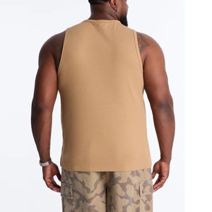 Nuevo Chaleco Deportivo de Algodón para Hombre, de Secado Rápido, Transpirable, con Cuello Redondo, para Gimnasio, Color Blanco, Talla Grande, Hecho en China - Product Image 4