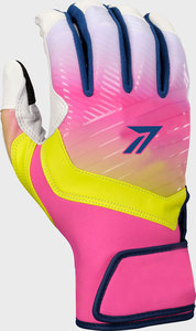 Guantes de Bateo de Béisbol y Sóftbol con Logotipo Personalizado, Palma de Cuero Genuino, Parte Trasera de Spandex Elástico en 4 Direcciones, Pedido al por Mayor, Fabricante de Pakistán - Product Image 2