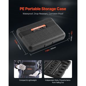 Set di 13 Bussole Torx in Acciaio Legato S2 Cr-V con Attacco da 1/4\", 3/8\", 1/2\" - T8-T60 Star - Prodotto Migliorato - Product Image 5