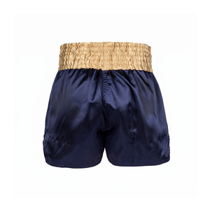Shorts de boxe unisexe Askar bleu marine coupe classique imprimé numérique devant 100% polyester élasthanne 140g léger respirant séchage rapide - Product Image 2